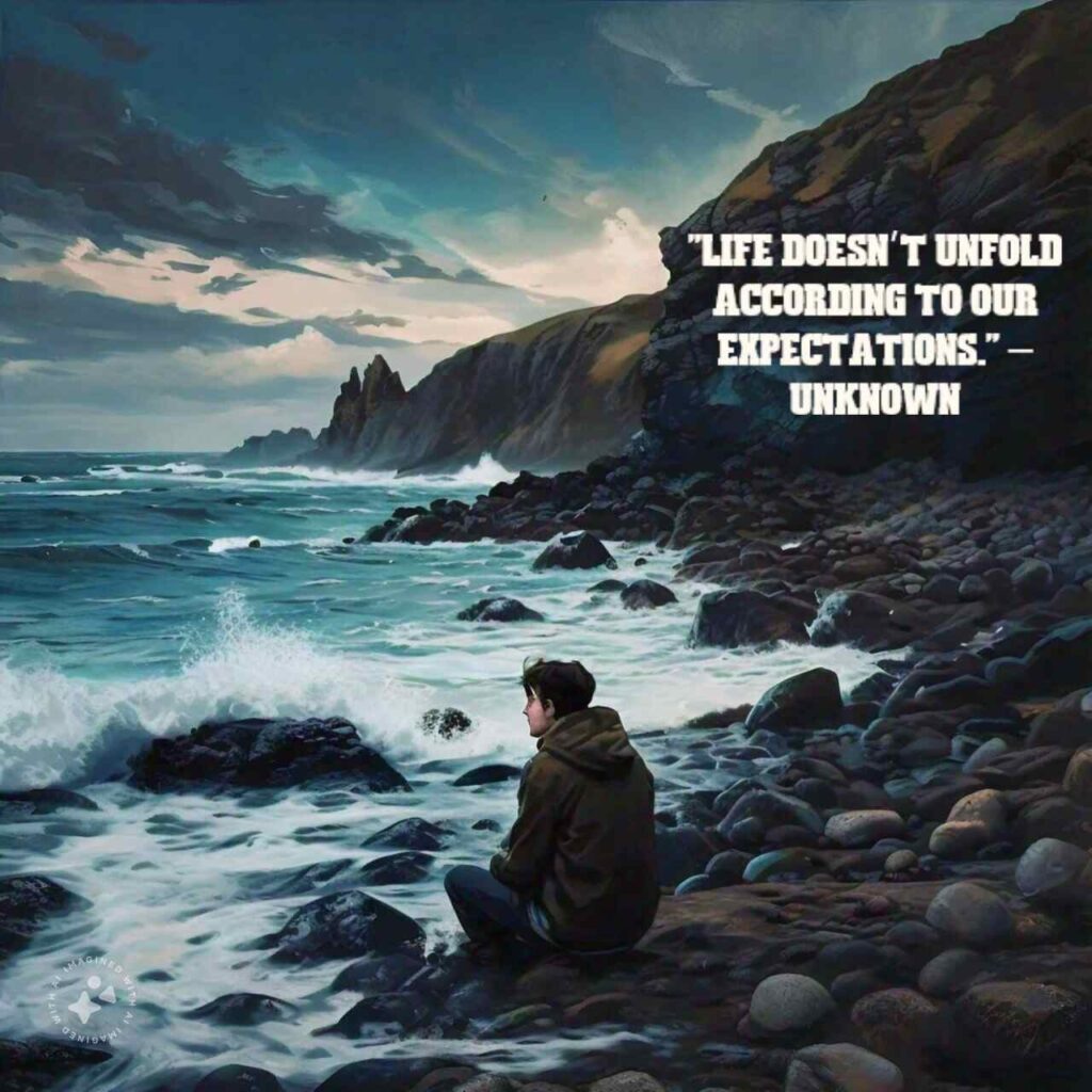 "Life doesn’t unfold according to our expectations." –  Unknown