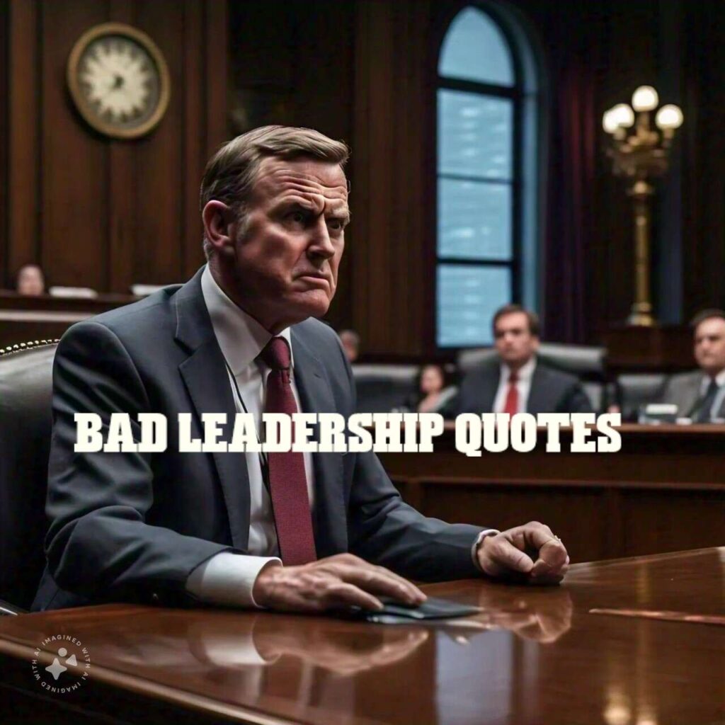 Bad leadership quotes