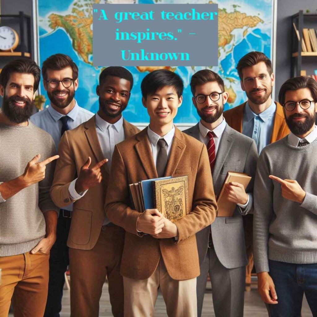 "A great teacher inspires." - Unknown