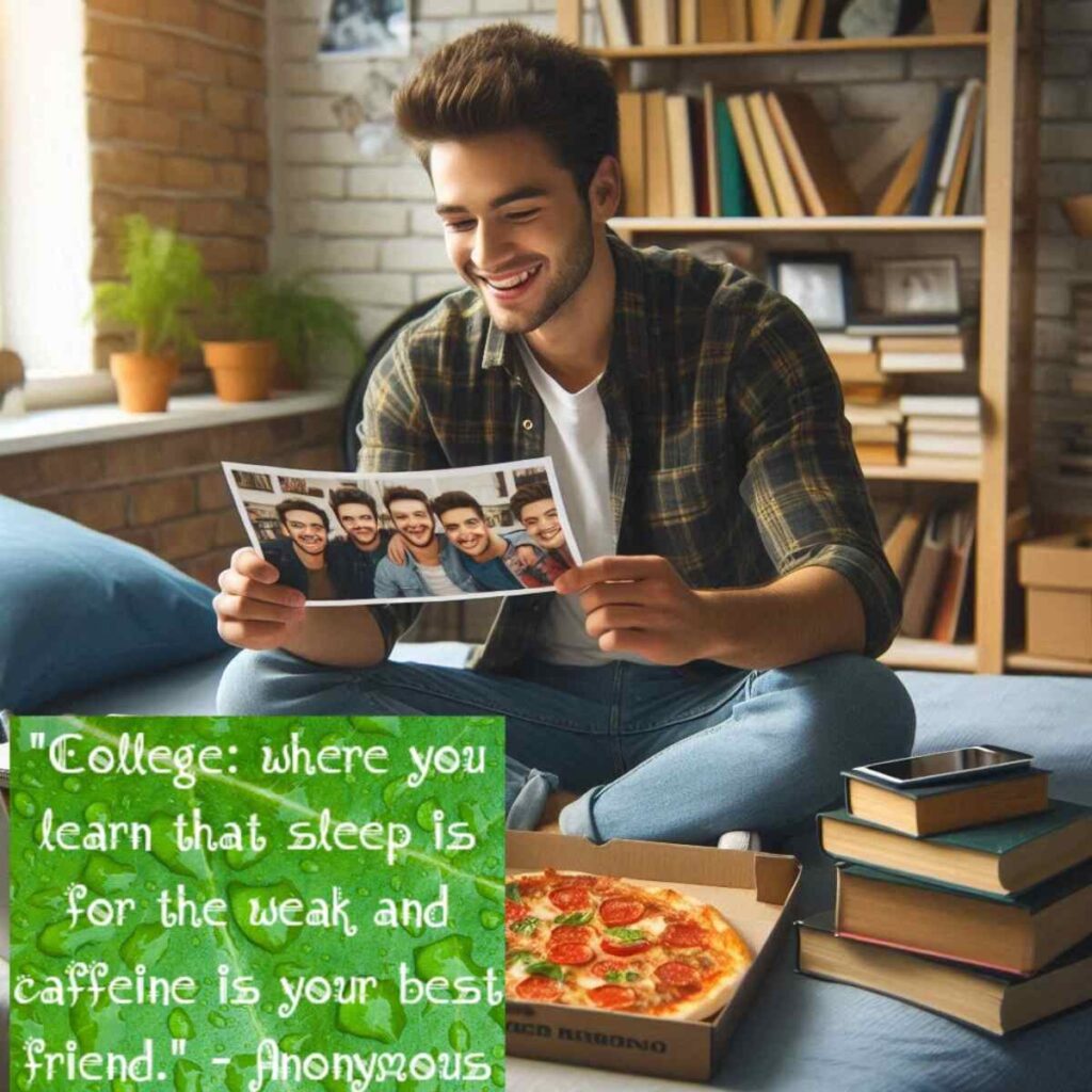 "College: where you learn that sleep is for the weak and caffeine is your best friend." - Anonymous