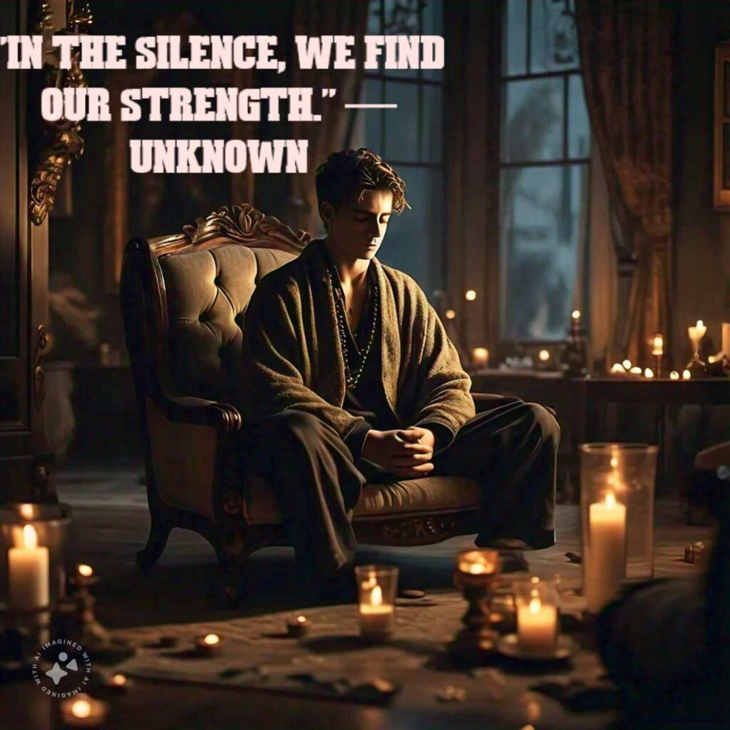 "In the silence, we find our strength." — Unknown