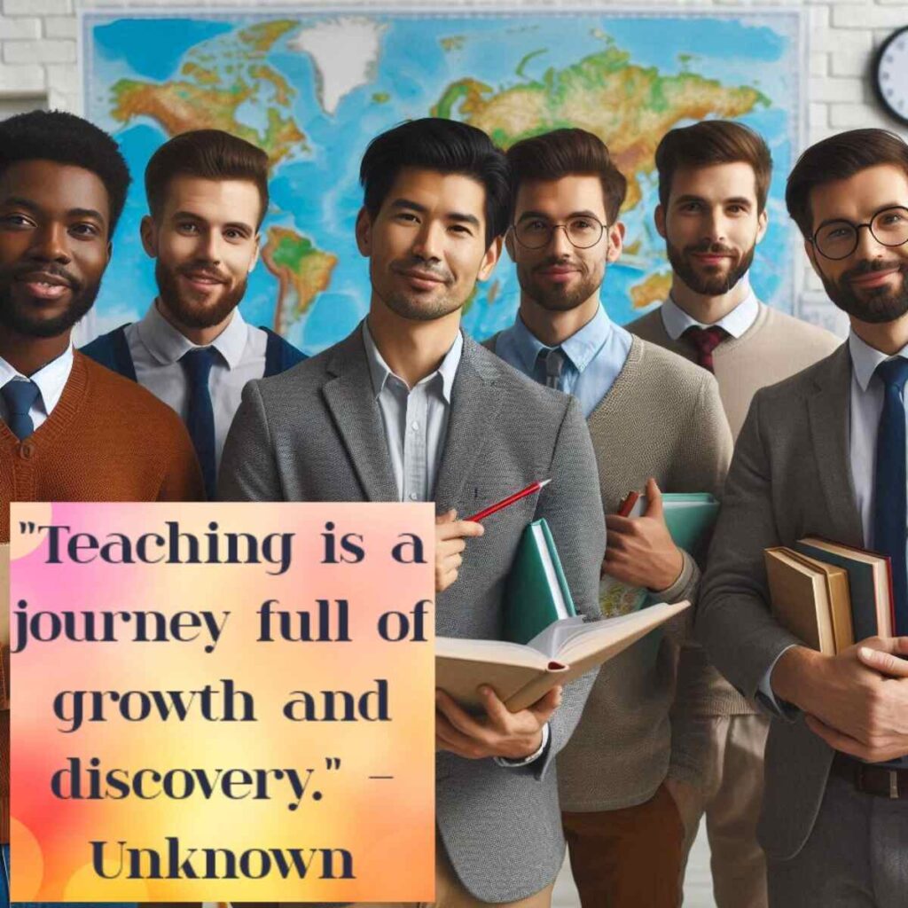 "Teaching is a journey full of growth and discovery." - Unknown