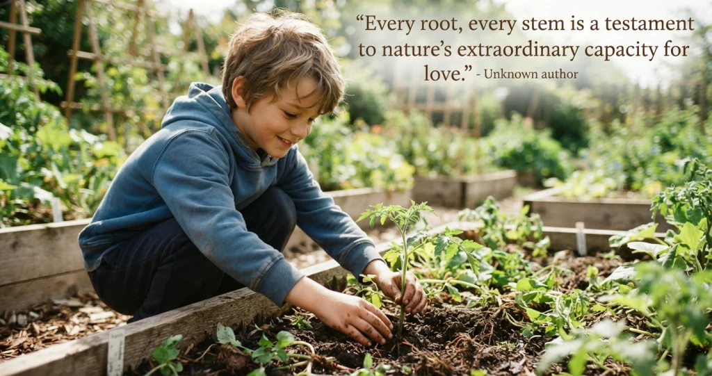 "Every root, every stem is a testament to nature's extraordinary capacity for love." - Unknown author