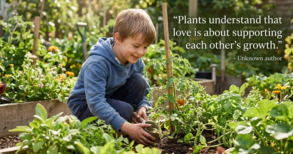 "Plants understand that love is about supporting each other's growth." - Unknown author