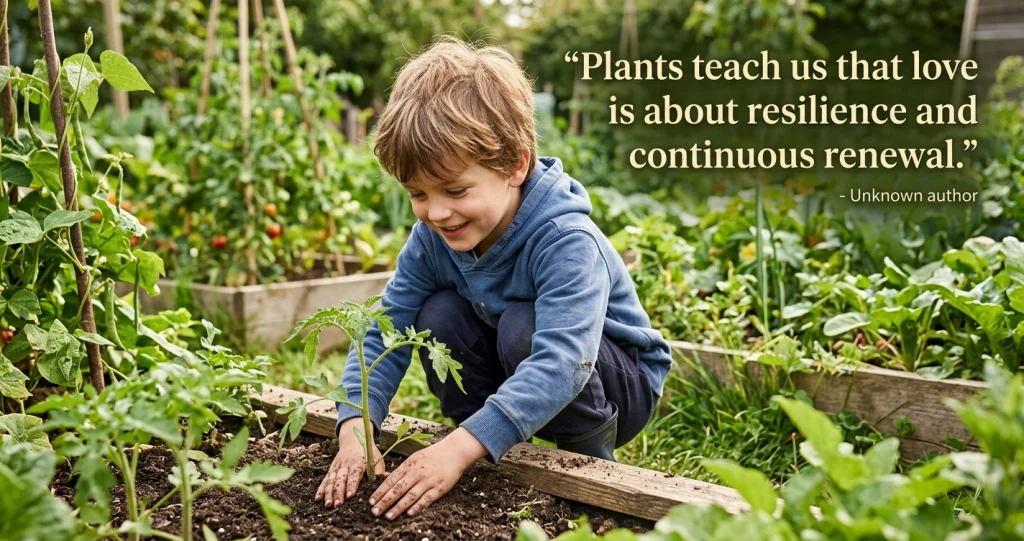 "Plants teach us that love is about resilience and continuous renewal." - Unknown author