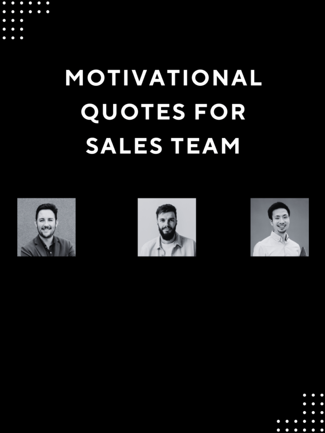 Motivational Quotes for Sales Team